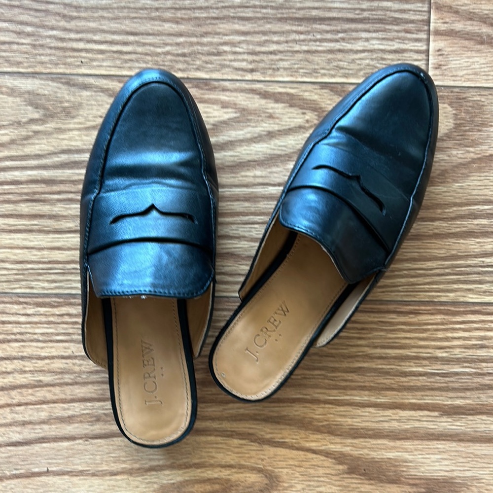 Black Mule/ Slip on J Crew